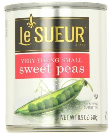 Le Sueur Very Young Small Sweet Peas 8.5 Ounce (Pack of 6)