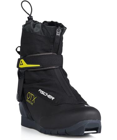 FISCHER Unisex Skiing Snow Boots - Black, Size 44 | Hinged Cuffs, Secure Fit, Warm OTX Adventure Boots - Buy Online on SooperMarket.com