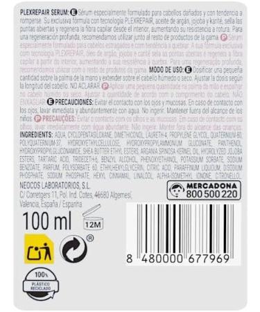 S rum Plex Repair cabello muy da ado con aceite de arg n jojoba y karit 100 ml. Deliplus - Buy Online on SooperMarket.com
