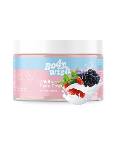 Bodywish - Wildberry Tasty Powder - low -calorie taste powder |Natural taste - sugar substitute nutrition |1 x 150gr - Wildberry Aroma Wildberry 1 x 150 gr