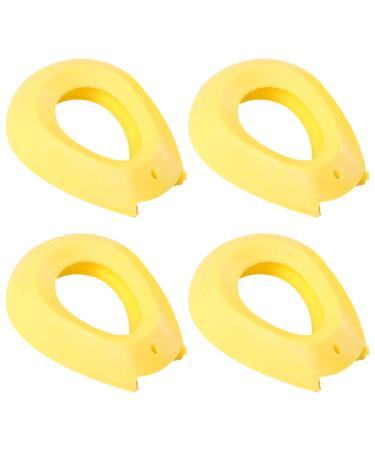 2 Pairs Silicone Hair Dye Ear Covers - Waterproof Earmuffs for Salon, Bathing, Shower & Spa - Random Color Yellow - Buy Online on SooperMarket.com