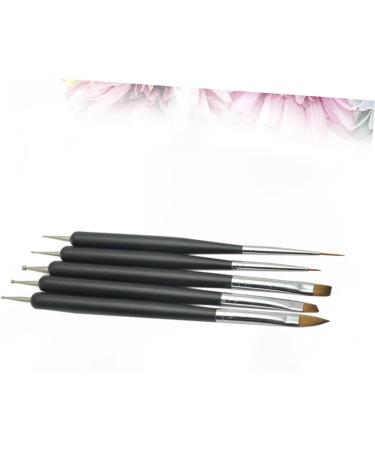 minkissy Pens Set nail art pen manicure pen dot painting tools nail art polish pens manicure tools professional nail brush nail art drill pen nail art Accessory picker dual purpose Drill 15.7*0.4CM Black - Buy Online on SooperMarket.com