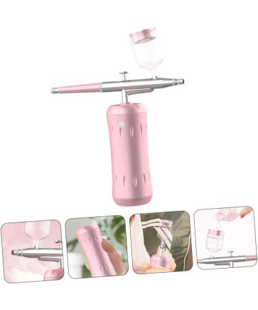 minkissy Oxygen Injector Water Replenishment Instrument Portable Facial Face Air Brush Mist Spray Nano Face Moisturizer High Pressure Pink Steamer Stainless Steel - Buy Online on SooperMarket.com