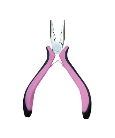 JNAWA Mini Hair Extension Pliers Extension Loops Anti Slip Handles Hair Extension Pliers Professional Hair Extensions Tool for Females Hair