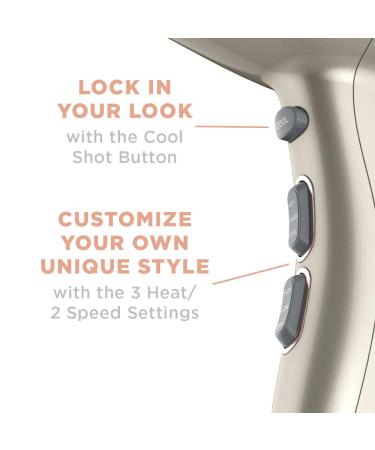 INFINITIPRO BY CONAIR Frizz Free Pro Hair Dryer - 2x Shine, 3x Frizz Control (Full Size) - Buy Online on SooperMarket.com