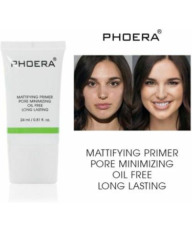 PHOERA Primer Matte Finish Face Makeup Pore filler Primer Foundation Base Oil Control Full Coverage Make Up Base Concealer Long Lasting Flawless Pores Minimiser Liquid Moisturizing (24ml.) 24 ml (Pack of 1) - Buy Online on SooperMarket.com