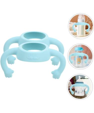 ibasenice 6 Pcs Bottle Handle Bottle Grip Bottle Grip Bottle Grip Silicone Bottle Grip Handle Milk Bottle Grips Silicone Soft Child Feeding Bottle 14.00X5.00X5.00CMx3pcs Sky-bluex3pcs - Buy Online on SooperMarket.com