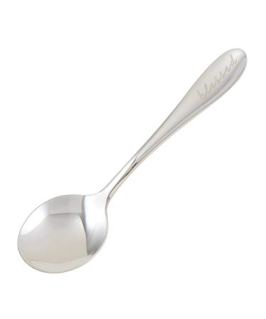 Stephan Baby Engraved Stainless Steel Keepsake Spoon, Blessed