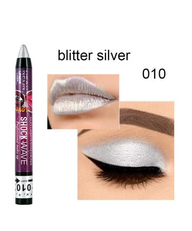 Go Ho 2PCS Silver & White Eyeshadow Sticks - Ultra Pigmented Shimmer Eye Shadow Pens - Buy Online on SooperMarket.com