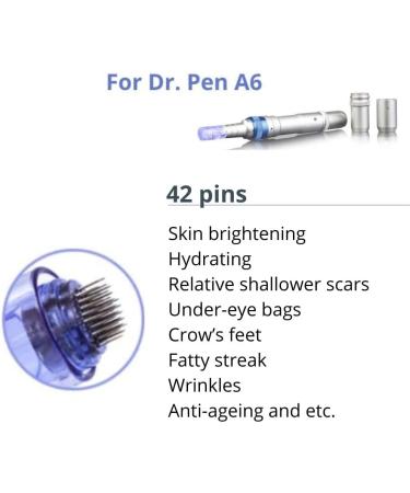Dr. Pen Ultima A6 42-pin Replacement Cartridges (20 Pack) - 0.25mm Disposable Parts - Buy Online on SooperMarket.com