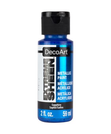 DecoArt DPM17-30 Sapphire Extreme Sheen Acrylic Paint 2 oz 1 Count (Pack of 1) Sapphire