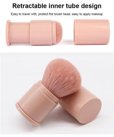kawehiop Makeup Brush Blusher Loose Powder Foundation Cosmetics Brushes Portable Artificial Fiber Replacement Make Up Tool Type 4 - Buy Online on SooperMarket.com