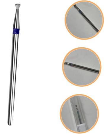 Healeved Nail Polish Tool Gel Tools Safety Bits for Nail Drill Nail Salon Supply Drill Bits for Manicure Cuticle Drill Bits for Nails Nail Bits for Nail Drill Nail File Bits Stainless Steel 4.45X2.50X2.50CM Silver - Buy Online on SooperMarket.com