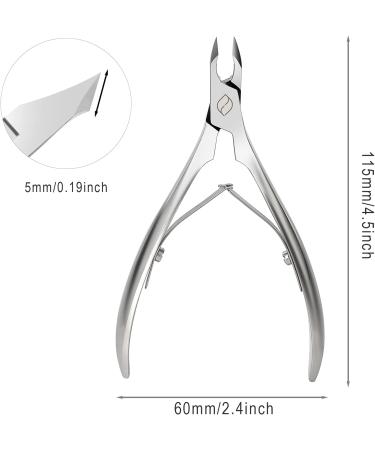 Feryes Nail Skin Pliers & Scissors - Sharp Cuticle Tools for Perfect Manicure & Pedicure | Durable Dead Skin Remover - Buy Online on SooperMarket.com