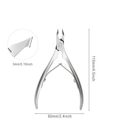 FERYES Cuticle Trimmer Nippers - Sharp Cuticle Remover for Manicure/Pedicure - Surgical Grade Stainless Steel - Buy Online on SooperMarket.com