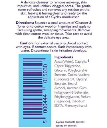 Cyclax Moistura 2-IN-1 Cleanser & Toner 200ml - Buy Online on SooperMarket.com