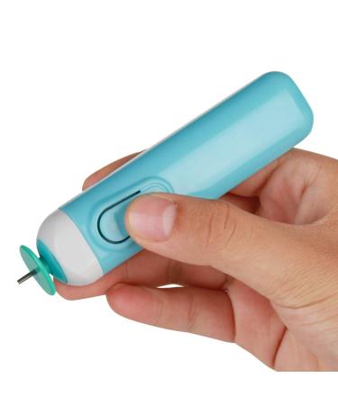 Electric Quilling Pen  Quilling Paper Electric Curling Crafts Electric Quilling Slotted Tool Automated Paper Volume Quilling Rolling Pen for Quilling Paper Strips (Blue)