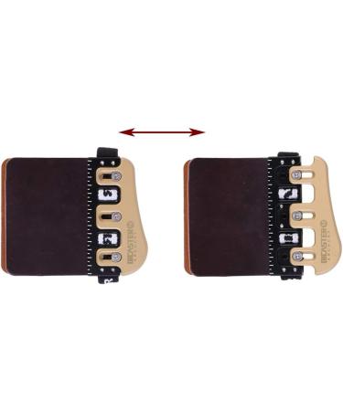 Bicaster Barebow Finger Tabs Cordovan Leather + Brass Finger Guards - RH Medium - Buy Online on SooperMarket.com