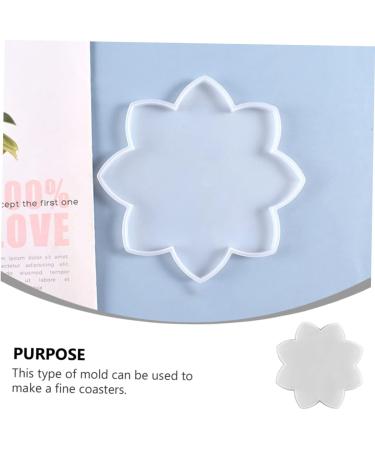 Operitacx Coaster Silicone Mold Resin Epoxy Flexible Silicone Coaster Mold Cup Mat Making Mold Manual Tool - Buy Online on SooperMarket.com