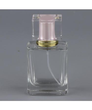 Dajidafu Stylish Pink Cap Empty Glass Perfume Fragrance Bottle Aftershave Spray Containers 50ml - Buy Online on SooperMarket.com