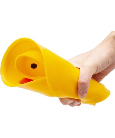 Qshare Toddler Plate - BPA-Free Suction Plate for Kids - Yellow Silicone Placemat 9x6x1.4 inch - Buy Online on SooperMarket.com