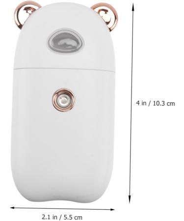 MUSISALY 1pc Beauty Humidifier Facial Mister Electric Aroma Portable Handheld Humidifier Abs White - Buy Online on SooperMarket.com