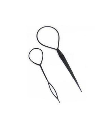 2pcs Women Girls Hair Tool Ponytail Former Hairwrap Hairstyles Styler Hair Aid