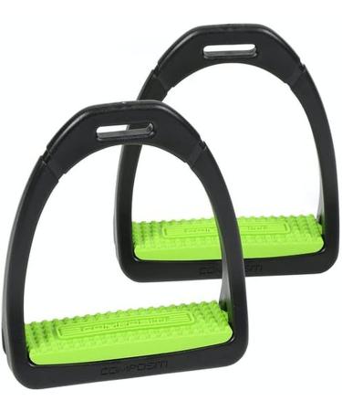 Shires Compositi Premium Profile Stirrups - Bright Green - Adults - Buy Online on SooperMarket.com