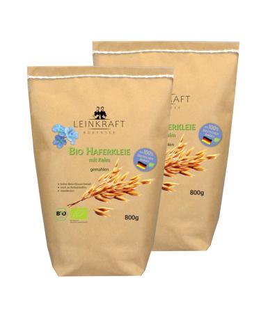 Organic oat bran ground fine flour with germ high in protein 1600g high in fiber 1600.0 grams