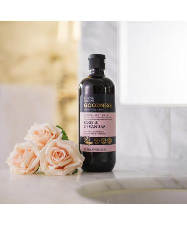 Buy Baylis & Harding Goodness Body Wash - Rose & Kelp Scent | 98% Naturally Derived Vegan & Dermatologist Approved - International Shipping Available - Buy Online on SooperMarket.com