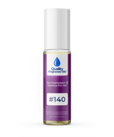 Quality Fragrance Oils' Impression #140 Inspired by Aventus for Her (10ml Roll On) Aventus for Her Impression #140 0.34 Fl Oz (Pack of 1)