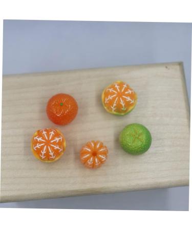 Vaguelly 100 Pcs Artificial Orange Miniature Fruits Fake Orange Mini Decor Faux Oranges Miniature Accessories Decorative Fruit Jewlery Ornament Mini Charms Resin 3d Food Bracelet - Buy Online on SooperMarket.com