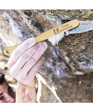 Premium Rock Climbing Brush with Thick Boar's Hair Bristles - Durable Bouldering Brush with Strong Handle | Ideal Rock Climbing Gift - Buy Online on SooperMarket.com