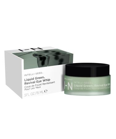 Intelligent Nutrients Liquid Green Whip Eye Cream - Blue Tansy + Rosehip Oil for Under Eye Revitalization - Under Eye Treatment Reduces Dark Circles + Under Eye Bags (15 ml)