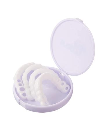 Ulat 5 pairs of provisional dentures temporary smile comfort fit cosmetic teeth prosthesis teeth top cosmetic veneer no pain no drilling