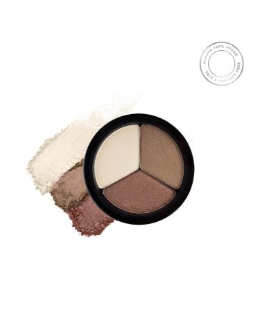 Emani Trio Eye Colors Eyeshadow Powder - Vegan & Cruelty-Free - Tantalizing (Gold/Olive) - Buy Online on SooperMarket.com