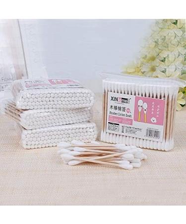 400pcs Biodegradable Bamboo Cotton Buds | Eco-Friendly Disposable Swabs for Cleaning & Makeup - Buy Online on SooperMarket.com