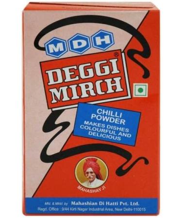 MDH Deggi Mirch 100g (Pack of 3)- Enhances the flavours of the meal - A must-have Indian Spice Red Chilli Powder in the kitchen Widely used Spice powder Deggi Mirch 100 g (Pack of 3) - Buy Online on SooperMarket.com
