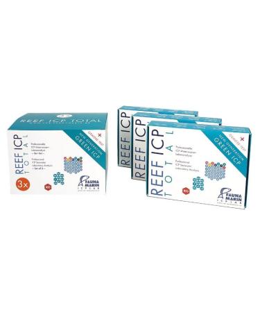 Fauna Marin Reef ICP Total 3-Pack water analysis of the most important macro and trace elements ICP Total 3-Pack