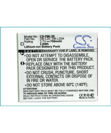 Buy Replacement Battery for Sanyo Xacti DMX-C5 C6 and CA Series - Fast International Shipping - Buy Online on SooperMarket.com