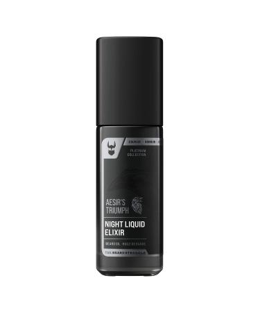 The Beard Struggle Night Liquid Elixir Beard Oil - Platinum Collection - Aesir's Triumph - Beard Oil for Men - Natural Blend for Softens Moisturizing & Healthier Beard Growth (30 ml) Platinum - Aesir's Triumph