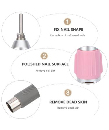 Electrical Nail Grinder Handpiece - Professional Electric Nail File for Manicure & Pedicure | Low Vibration Nail Drill Set - Buy Online on SooperMarket.com