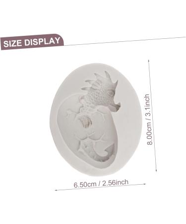 Tofficu 2pcs Silicone Soap Mold Easter Egg Mould Easter Soap Mold Easter Mousse Dragon Candy Mold Easter Fondant Dragon Egg Candy Clay Mold Silicone Molds Chocolate Mould White Cake Crayon - Buy Online on SooperMarket.com