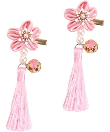 ibasenice 1 Pair Tassels Hairclips Hair Barrettes for Girls Hair Accessories for Girls Flower Hair Accessories Polymer Clay Cane Kids Hair Accessories Qipao Chinese Style Pair Clip Child - Buy Online on SooperMarket.com