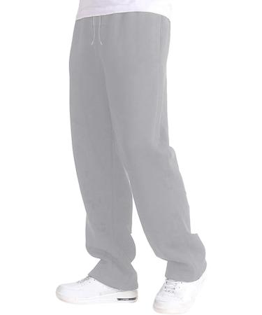 Shop Rumaozia Men's Baggy Jogging Pants - Breathable Cotton Sweatpants Wide Leg Sports & Yoga Pants (3XL) - Perfect for Training & Comfort - Buy Online on SooperMarket.com