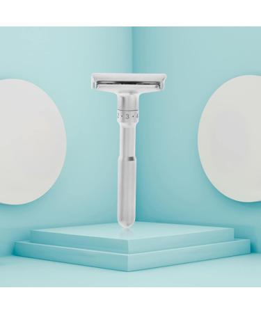 Adjustable Safety Razor Zinc Alloy Classic - Perfect Shave with 5 Blades for Men & Women | International Shipping Available - Buy Online on SooperMarket.com