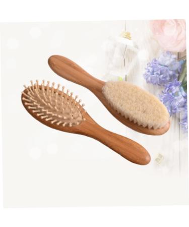 KALLORY Bath Accessories Set: Hair Massager, Wooden Comb, Scalp Massager, Baby Bath Scrubber & Brush - Haircare & Massage Kit for Babies and Adults - Buy Online on SooperMarket.com