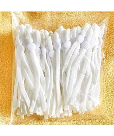 Adjustable Elastic Bands for DIY Mask Making - 100PCS White - Buy Online on SooperMarket.com