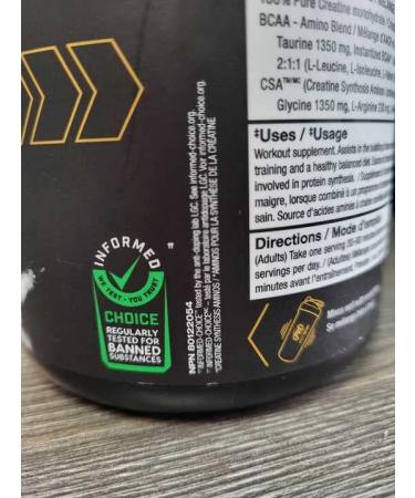 PVL Creatine X8 - Advanced Creatine Monohydrate Powder - Amino Acid Boosted Creatine Powder - Workout Supplement - Zero Sugars or Fillers -249 g - 30 Serving - Buy Online on SooperMarket.com