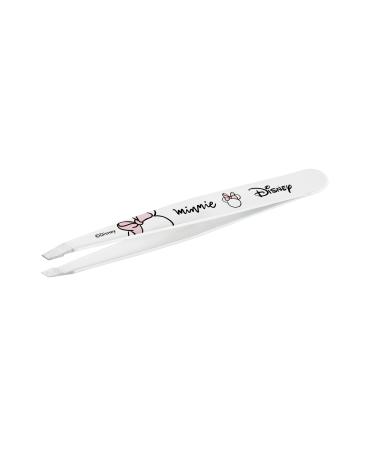 TWEEZERMAN Disney's Minnie Mouse Ear Esistable Slanted Tweezers (Amazon Exclusive)